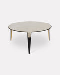 Table basse rose nude et métal