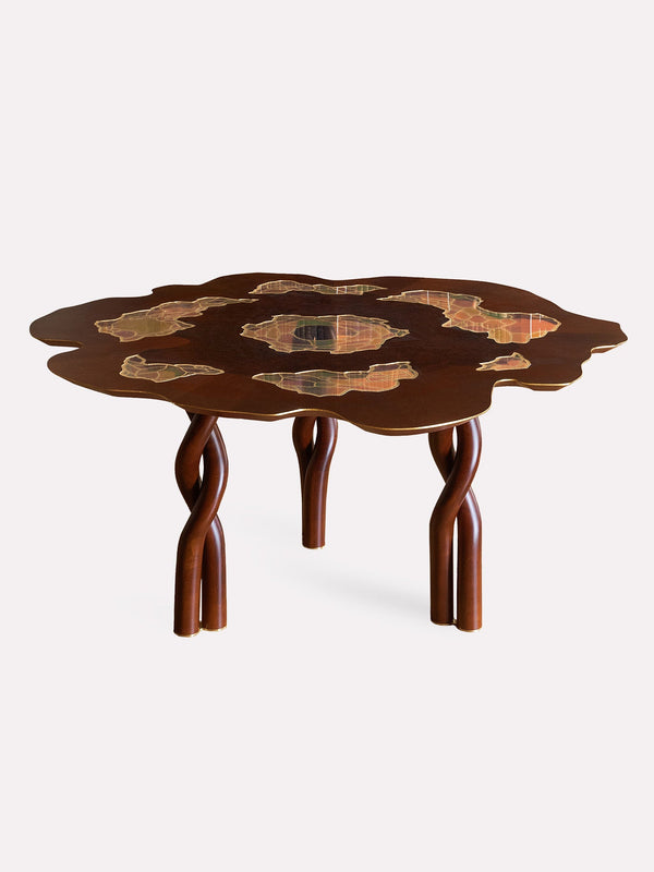 Table de salle à manger en merisier