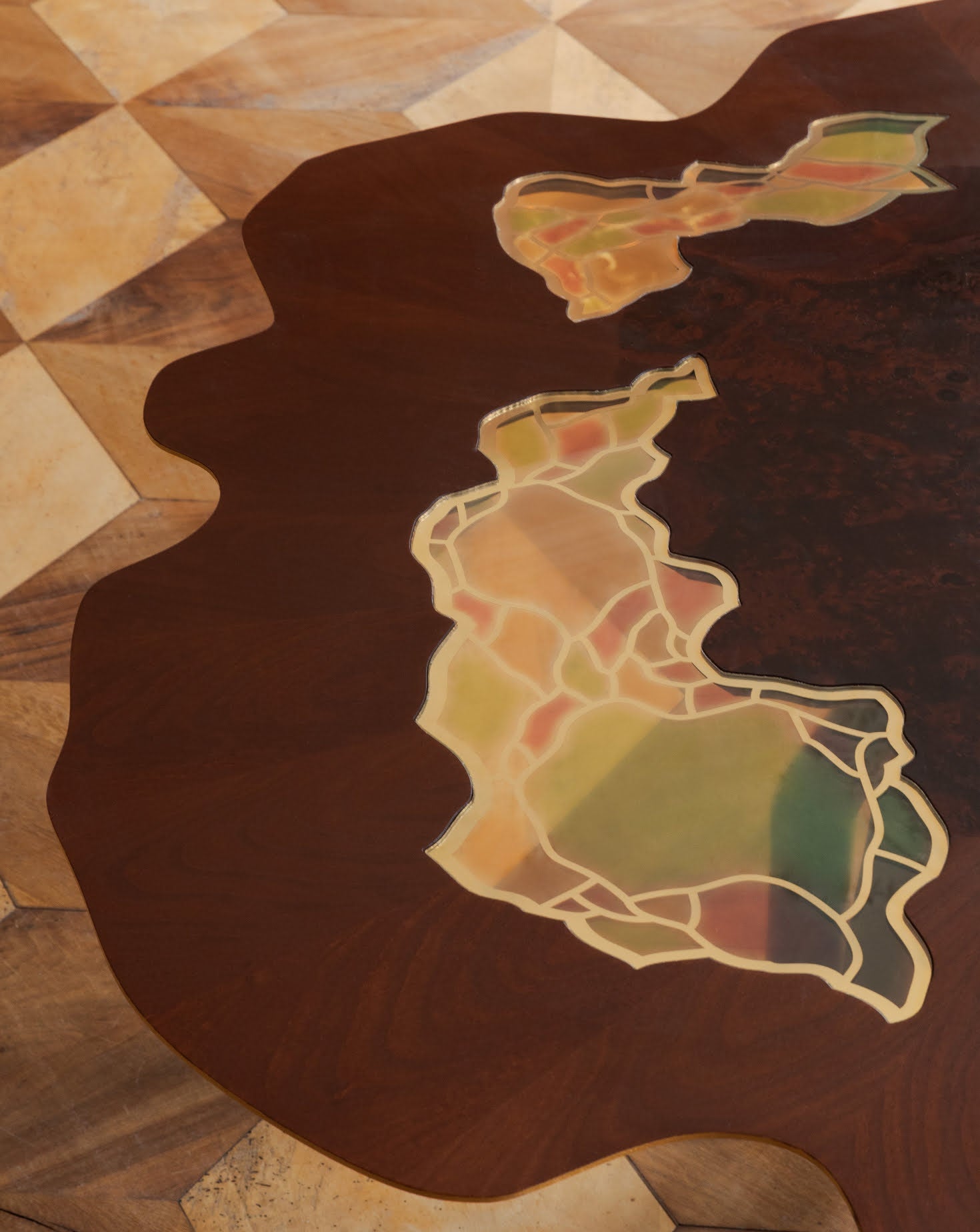 Table de salle à manger en merisier