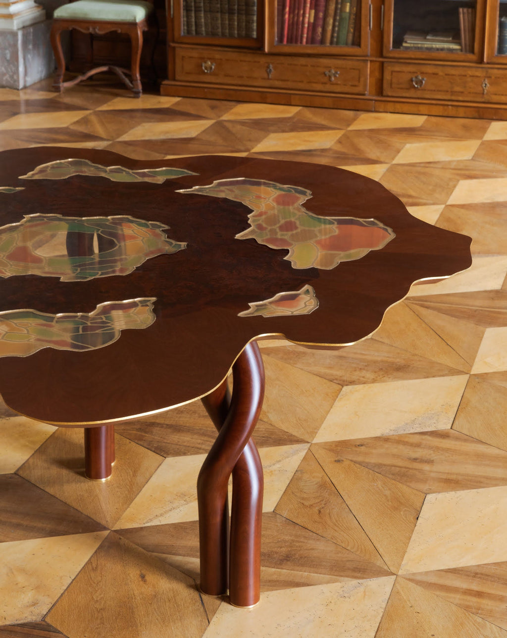Table de salle à manger en merisier