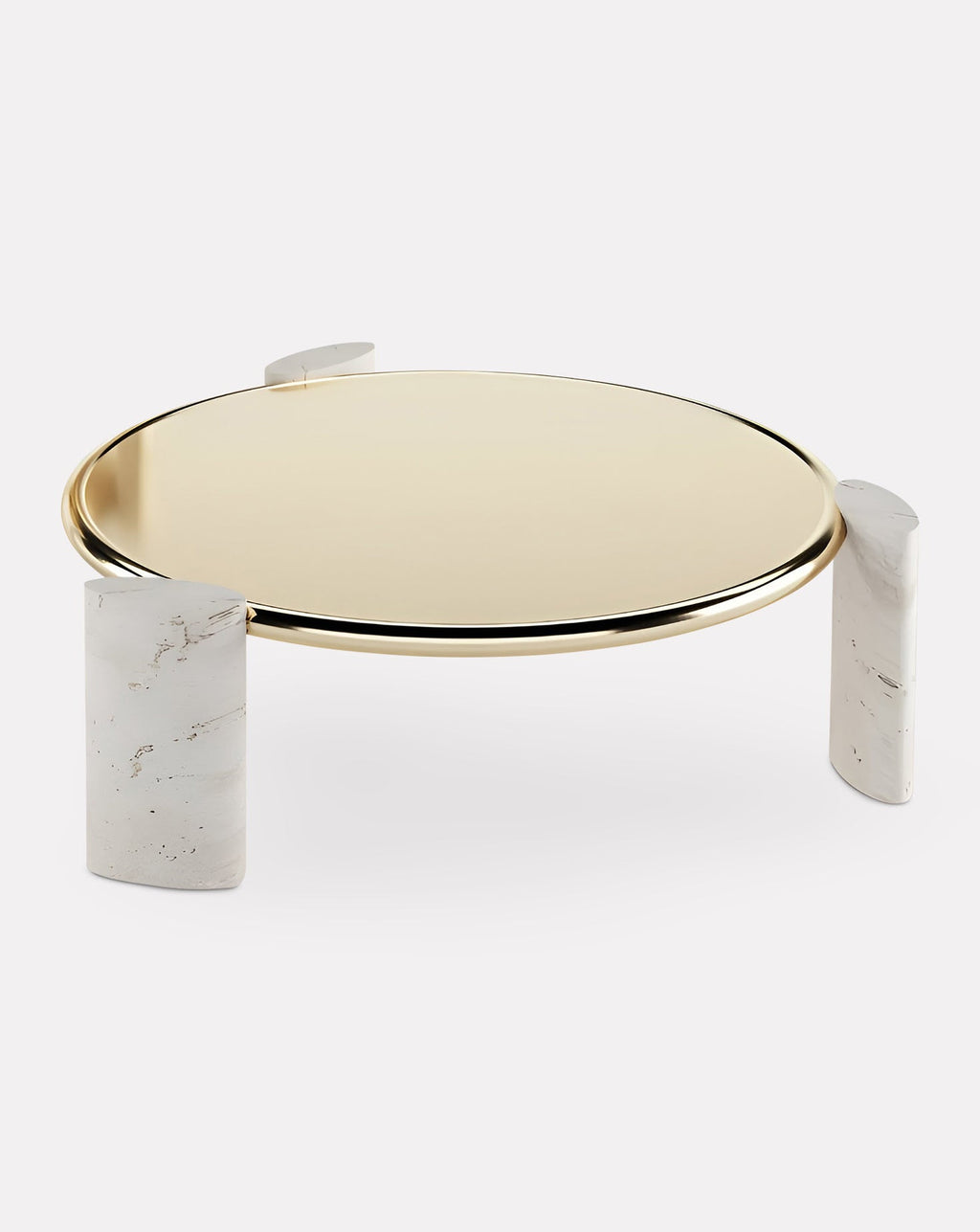 Table basse en travertin