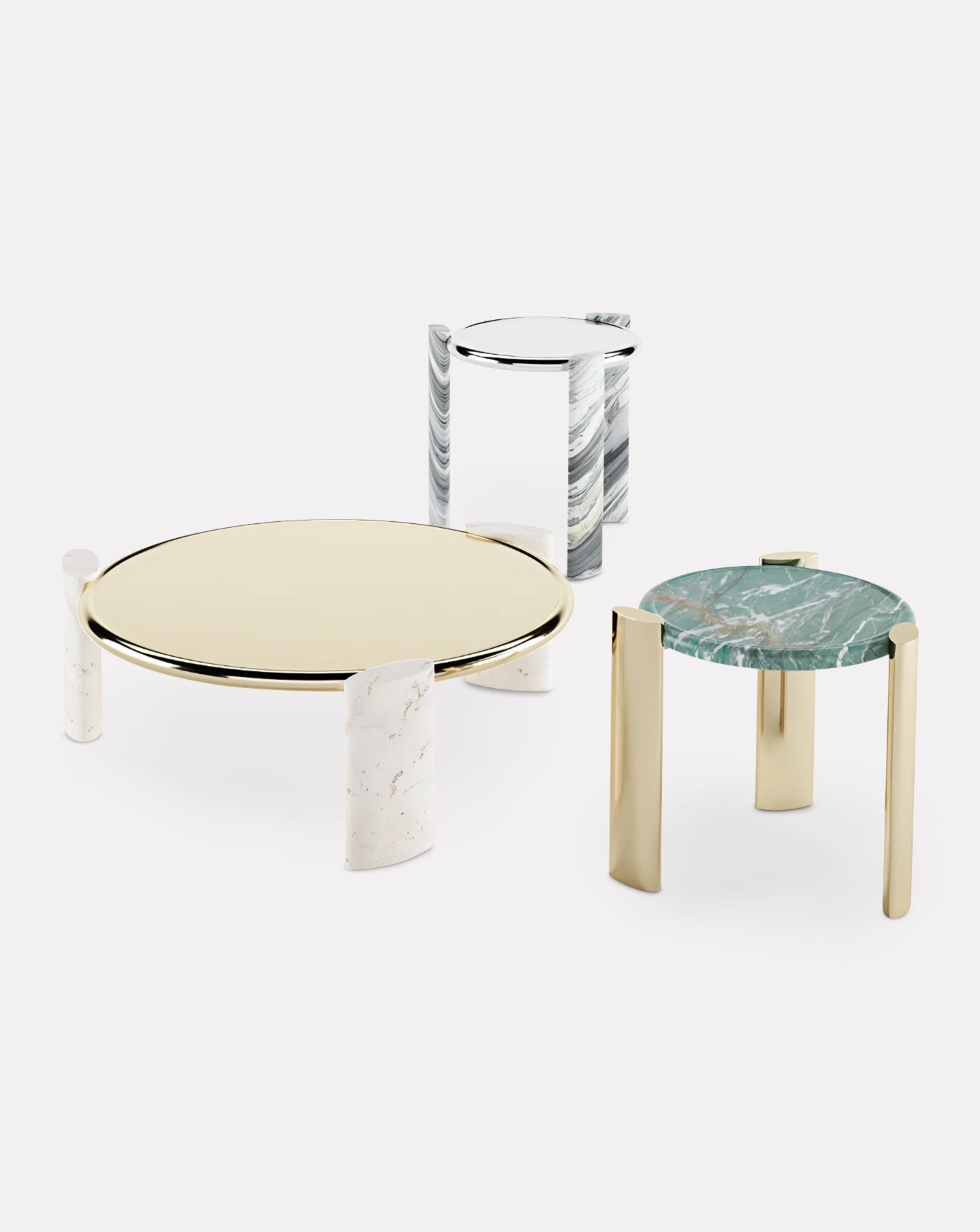 Table basse en travertin