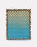 Avec Table d'appoint bleue à incrustation de marqueterie
