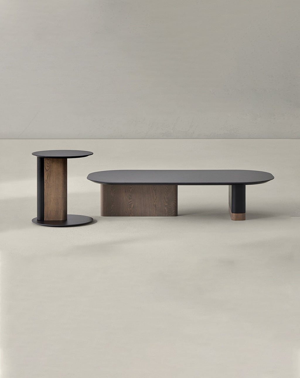 Table basse noire
