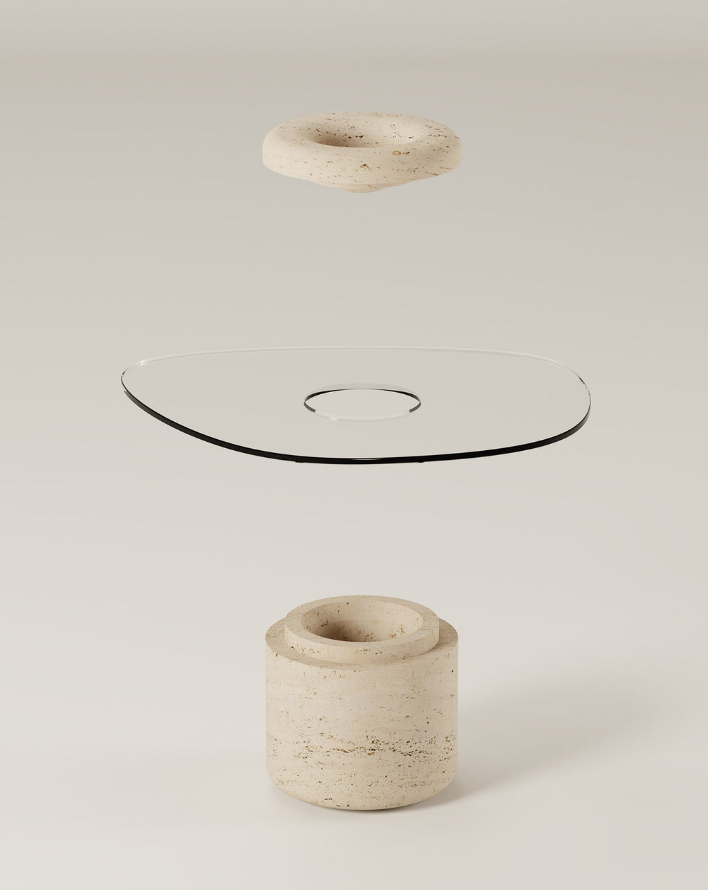 Table basse en marbre