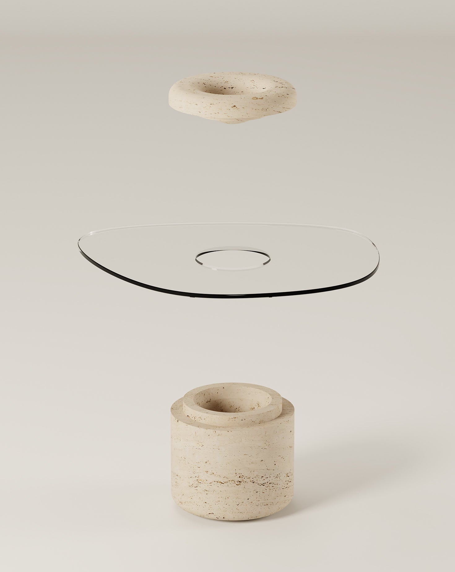 Table basse en marbre