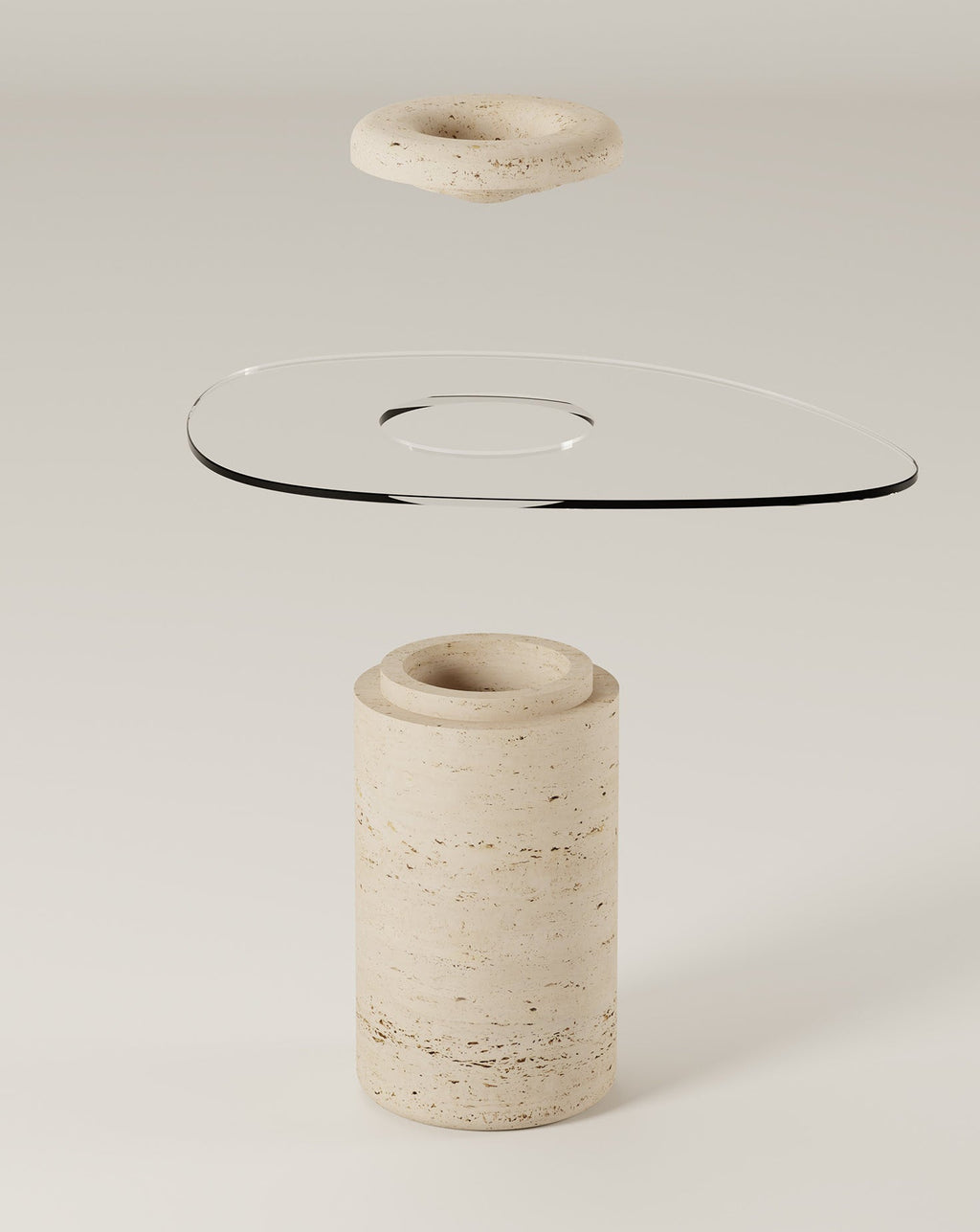 Table d'appoint en marbre