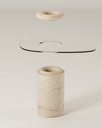Table d'appoint en marbre