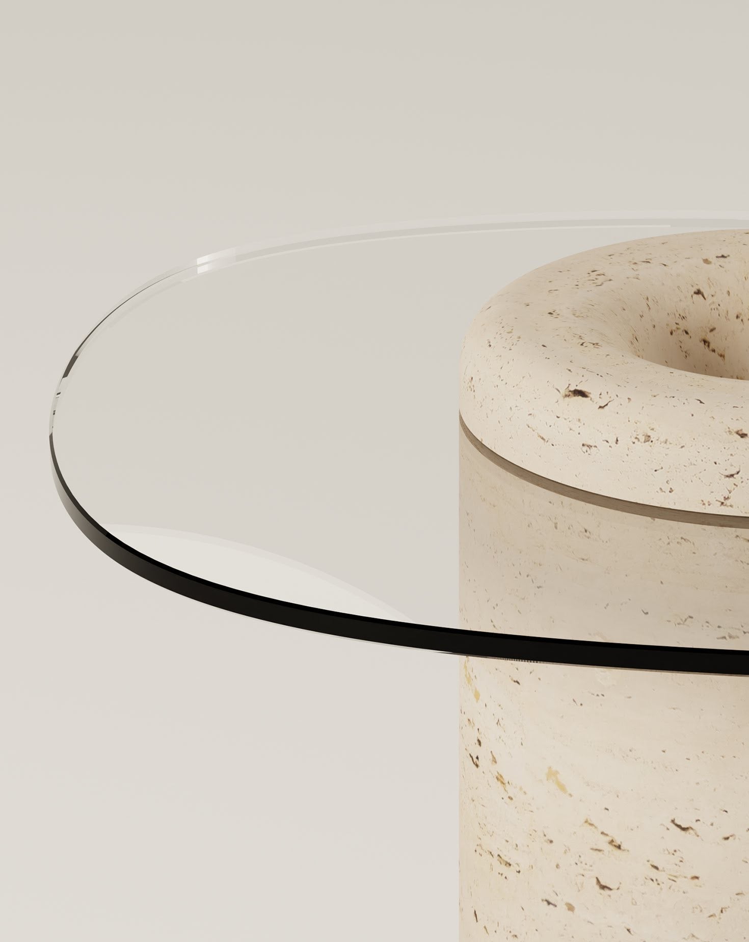 Table d'appoint en marbre