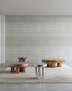 Table d'appoint en métal liquide