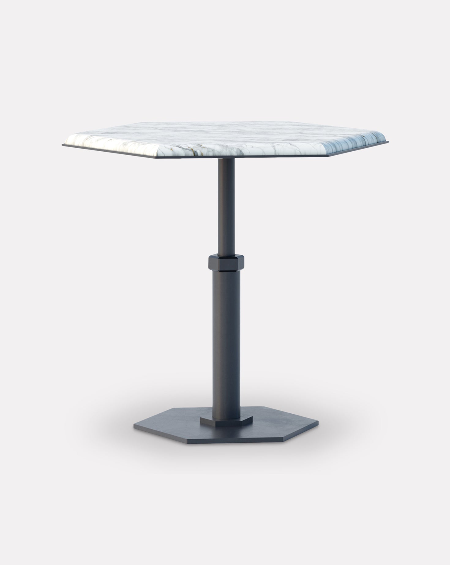 Table d'appoint hexagonale