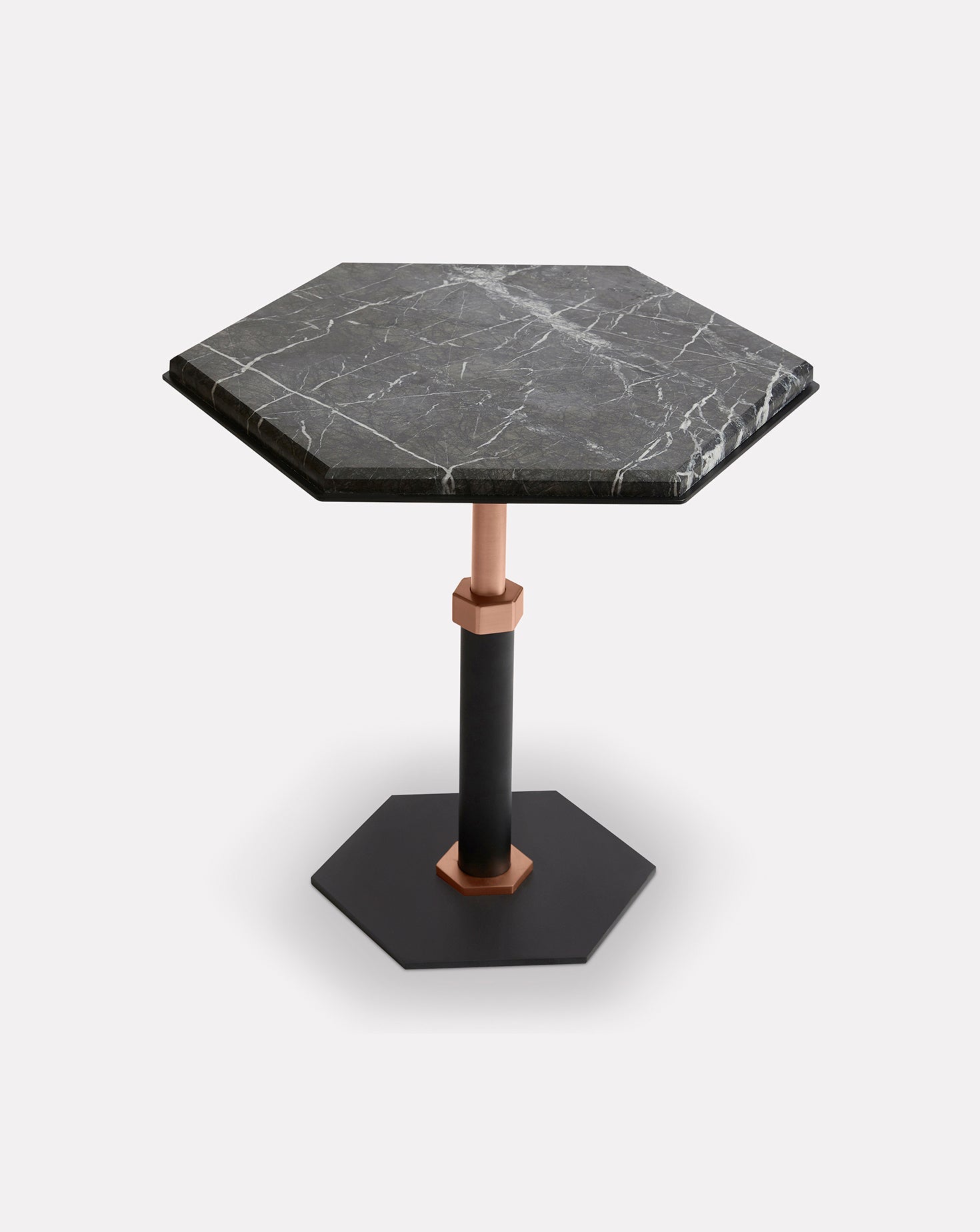 Table d'appoint hexagonale Grigio
