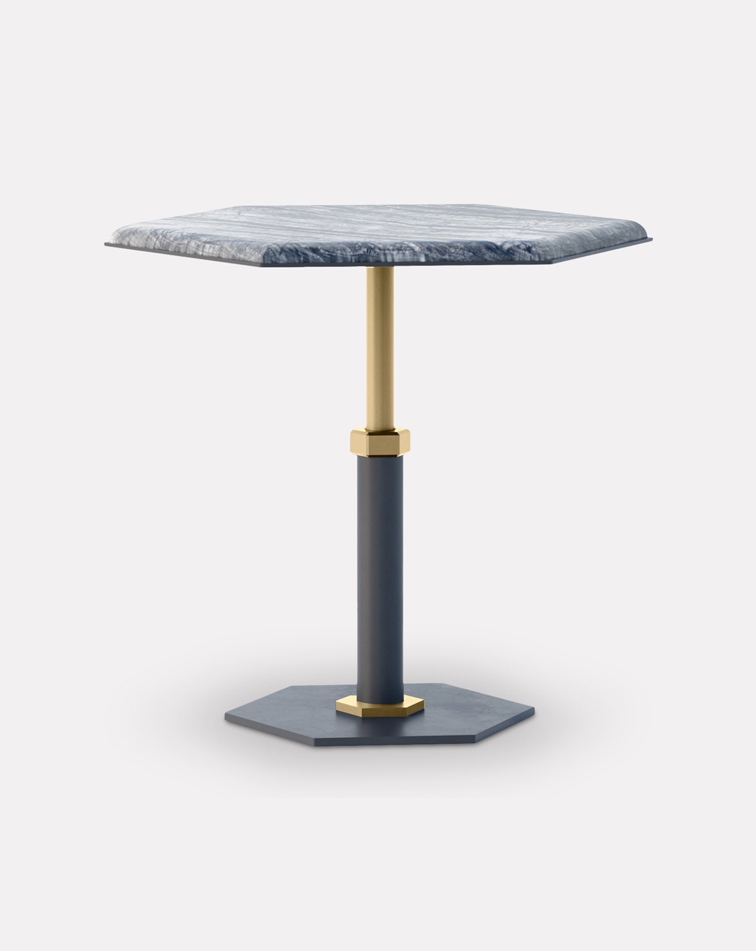 Table d'appoint hexagonale