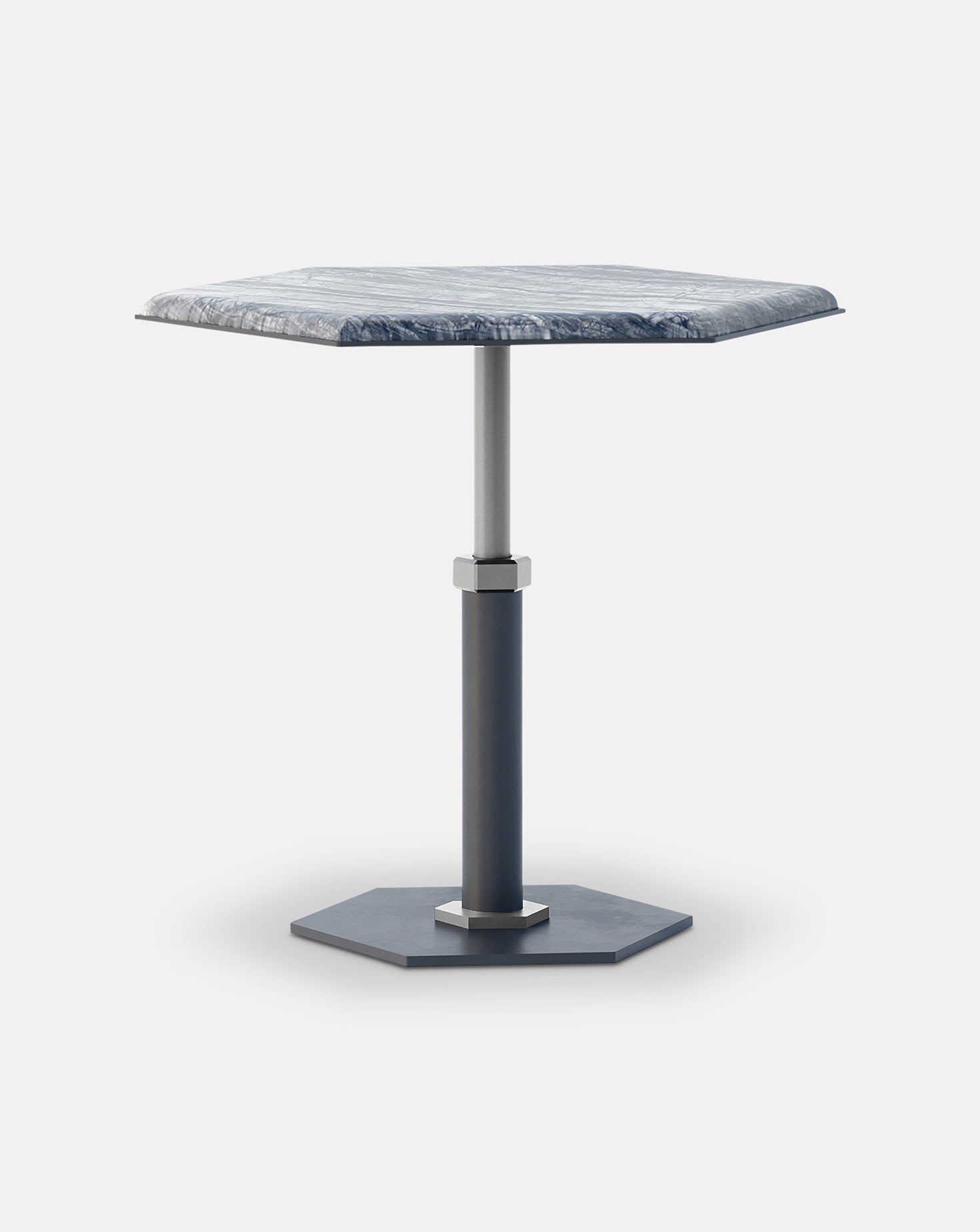 Table d'appoint hexagonale