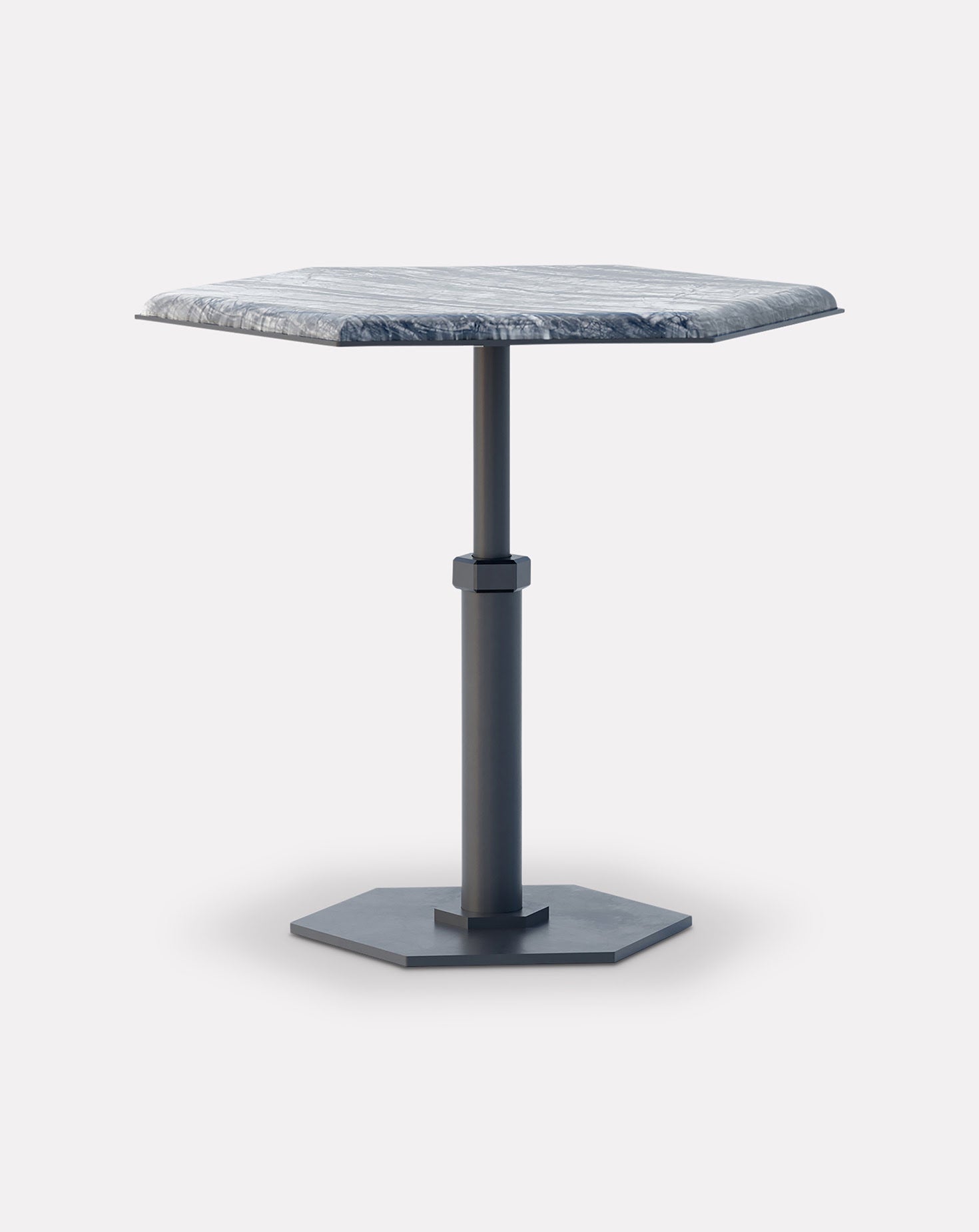 Table d'appoint hexagonale