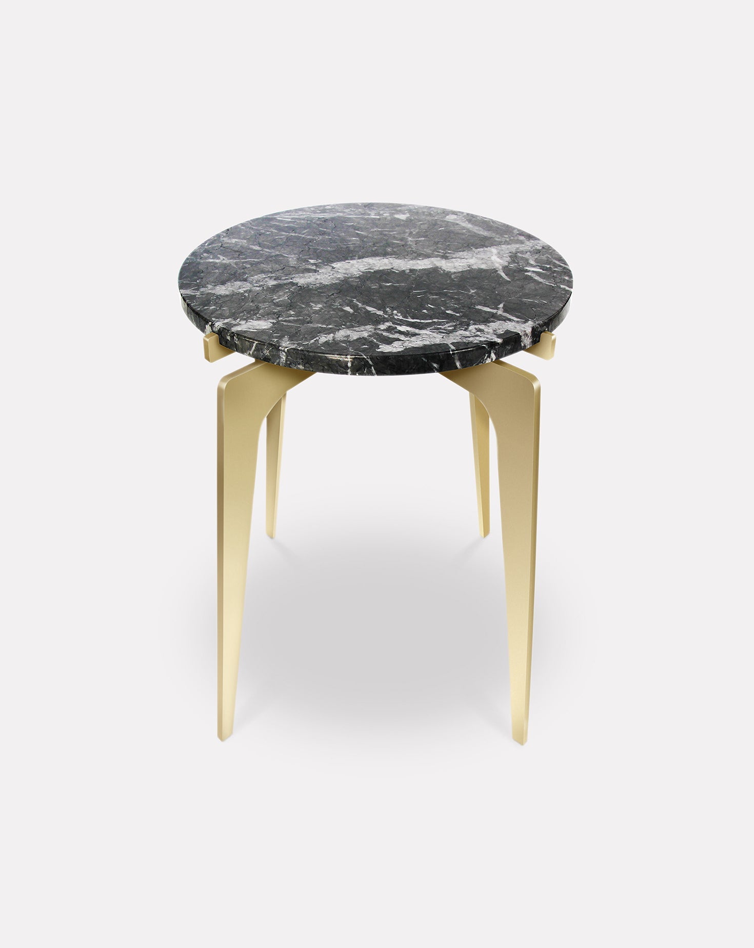 Table d'appoint en marbre Grigio
