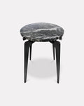 Table d'appoint en marbre Grigio