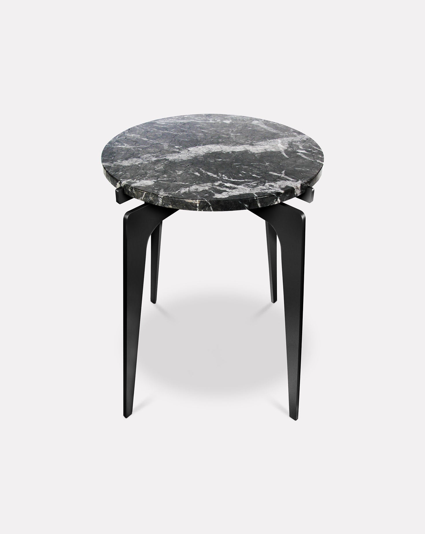 Table d'appoint en marbre Grigio