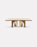 Table à manger en bois de sycomore