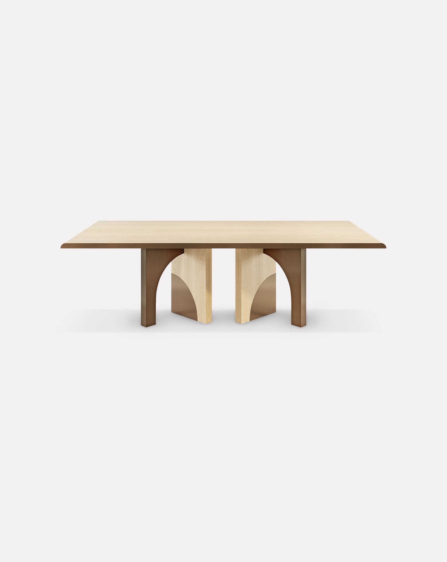 Table à manger en bois de sycomore