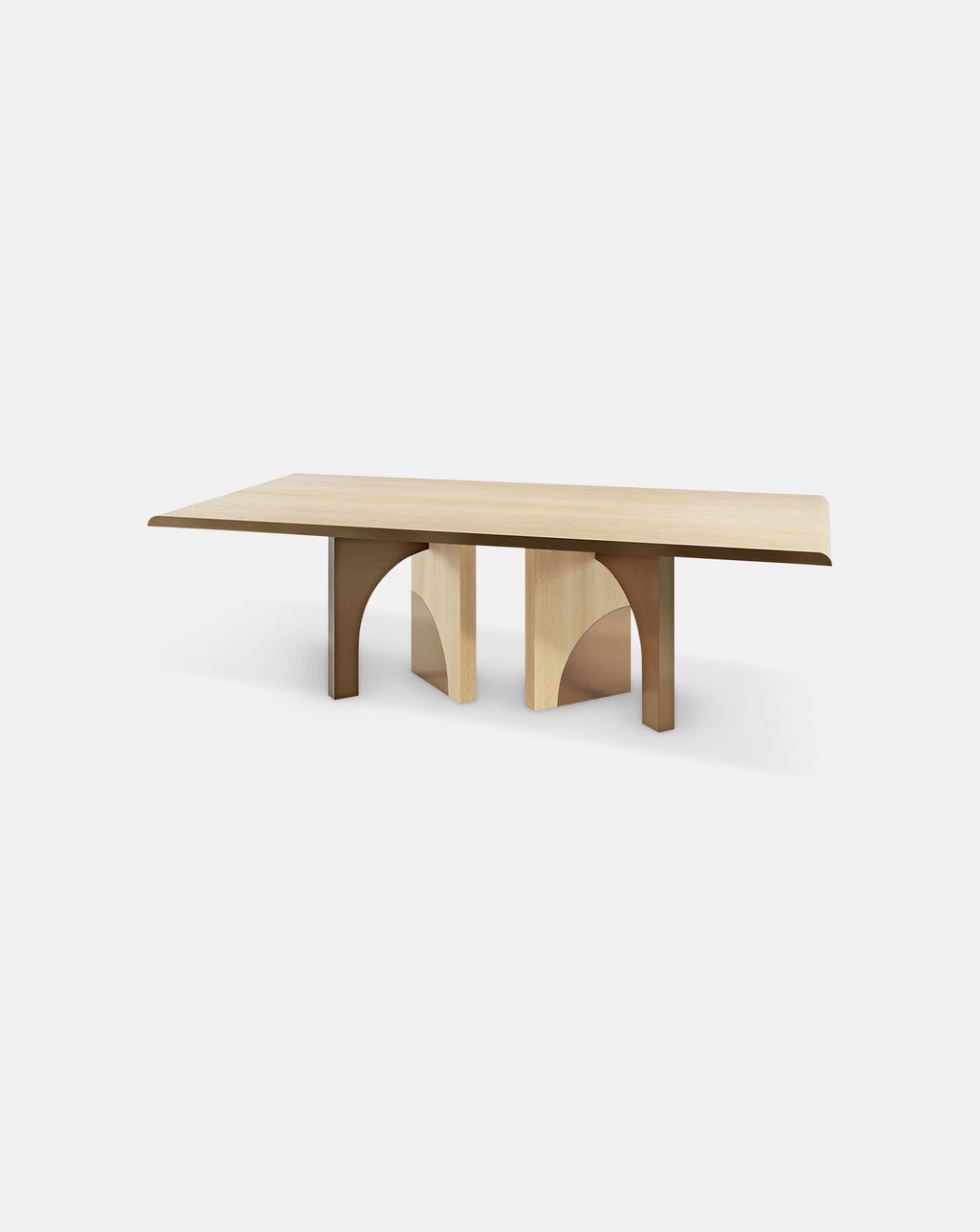 Table à manger en bois de sycomore