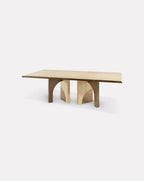 Table à manger en bois de sycomore