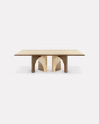 Table à manger en bois de sycomore