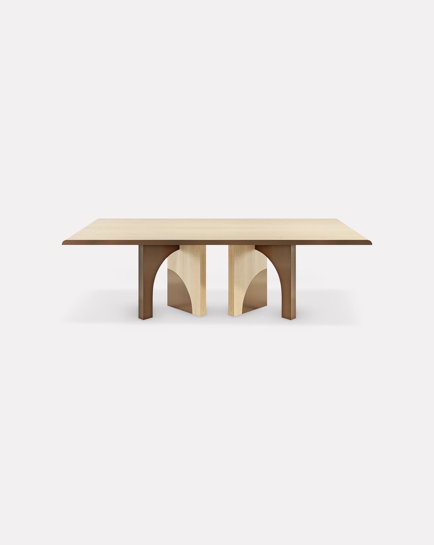Table à manger en bois de sycomore
