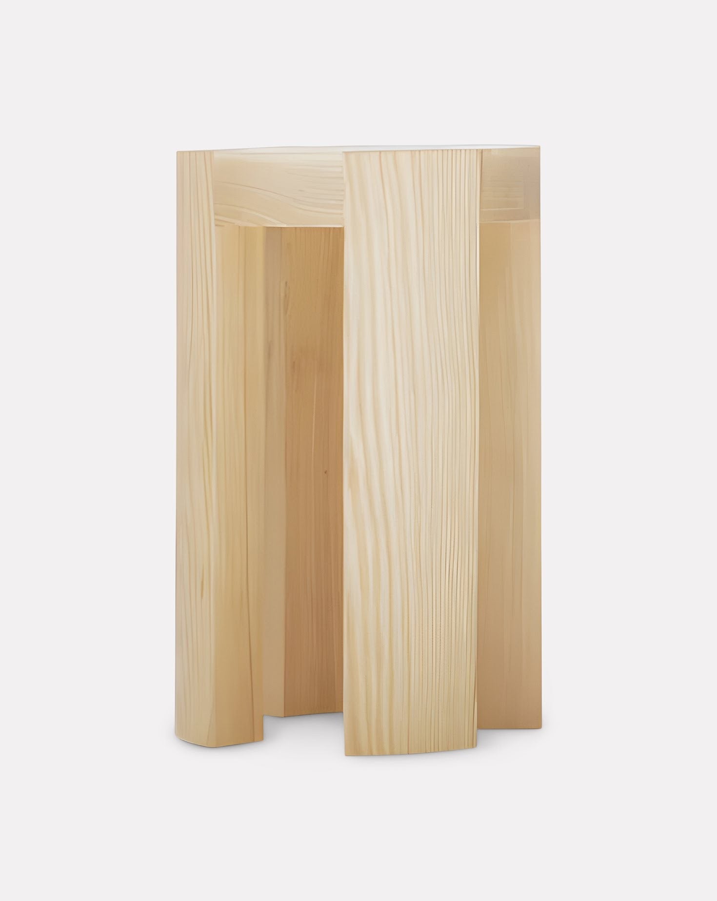 Tabouret d'appoint en bois massif