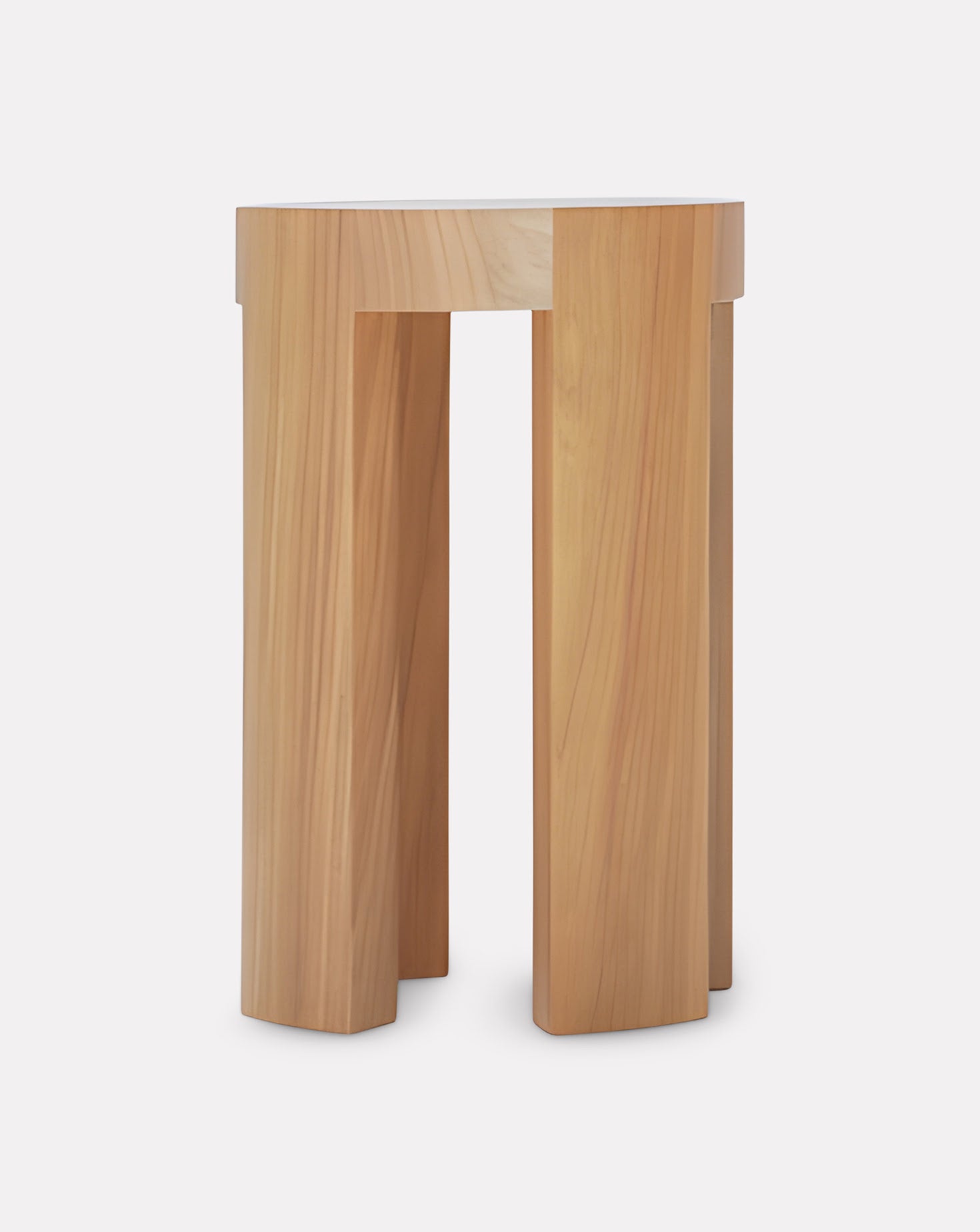 Tabouret d'appoint en bois massif