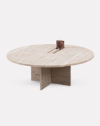 Table basse V en marbre