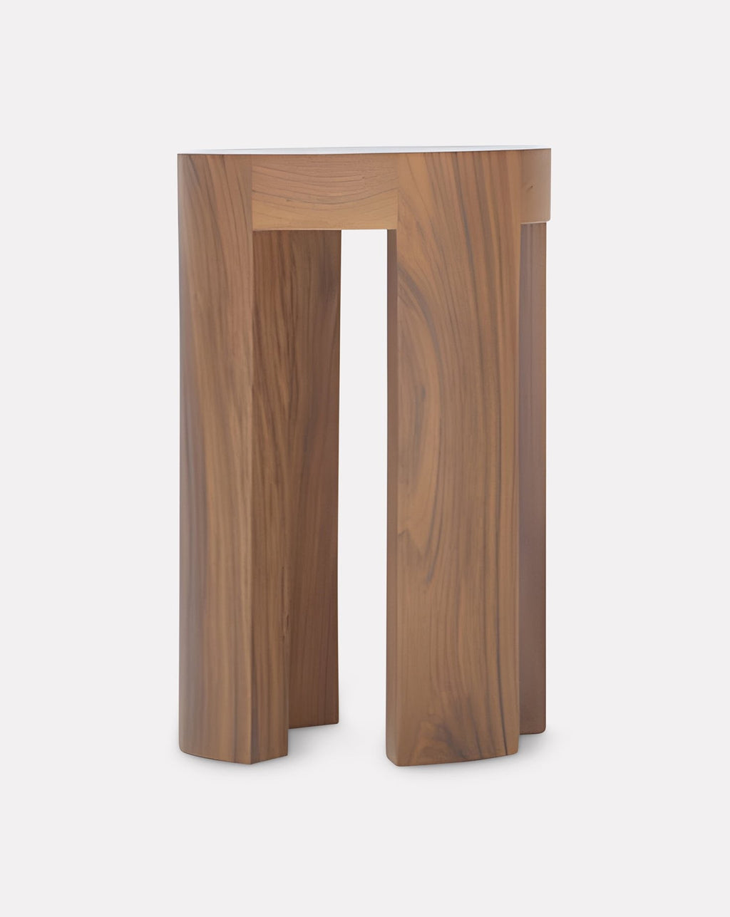 Tabouret d'appoint en bois massif