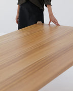 Table de salle à manger rectangulaire 9 boutons