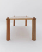 Table de salle à manger rectangulaire 9 boutons