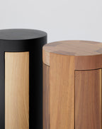 Tabouret d'appoint en bois massif