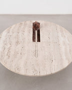 Table basse V en marbre